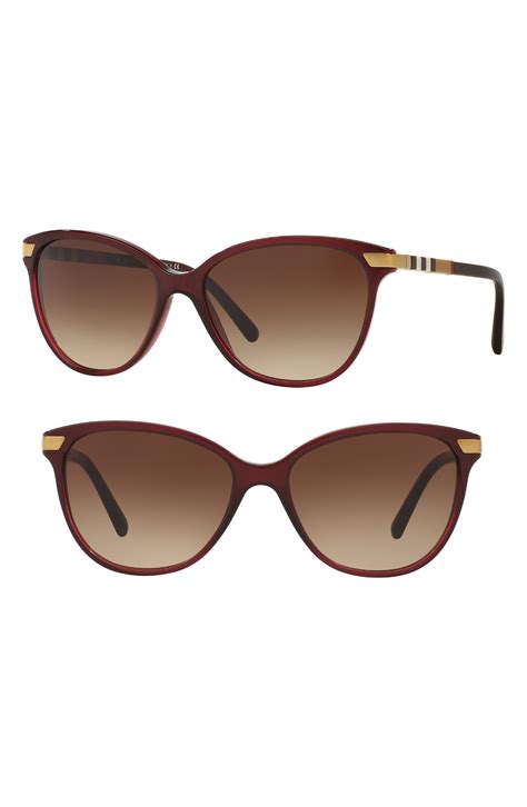 burberry cat eye sunglasses|burberry 57mm cat eye sunglasses.